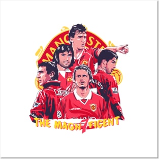 The Magnificent 7 - A Manchester United Tribute Posters and Art